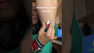 Removing libre sensor howto glucosemonitoring [upl. by Willin426]