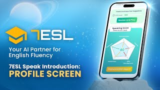 Exploring the Profile Screen of 7ESL Speak Track Your Learning Progress [upl. by Delfeena]