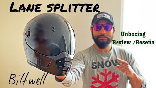 Biltwell LANE SPLITTER  Unboxing  Review  Reseña [upl. by Thatcher]