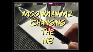 Moonman M2  Wancai Fountain Pen Nib Swap Replacement [upl. by Euqinmod961]