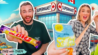 CANADIAN SNACK REVIEW 🇨🇦🍁🍫🍬 This With Them [upl. by Shanks]