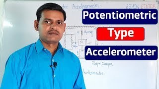 Potentiometric type Accelerometer for Acceleration Measurement explain in Hindi [upl. by Annayar]