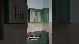 Aluminum kitchen cupboard modular kitchen cupboard shorts shortsfeed [upl. by Nhguavahs11]