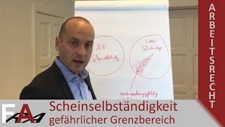 Scheinselbständigkeit  Gefährlicher Grenzbereich zwischen Arbeitnehmern und Selbständigen [upl. by Magner606]