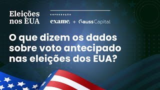 O que dizem os dados sobre voto antecipado nas eleições dos EUA [upl. by Piggy326]