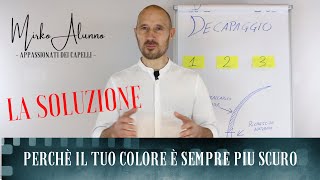 Come Decappare o schiarire una colorazione dei capelli sovraccaricati di colori per ottenere risul🤩 [upl. by Powe]