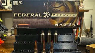 7mm PRC  Federal Premium 175gr ELDX  Kelbly’s Nanook  Athlon ARES ETR 45x30x56  Nightforce [upl. by Lyrrad]