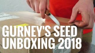 Gurneys Seed Unboxing 2018 [upl. by Ahsaf]