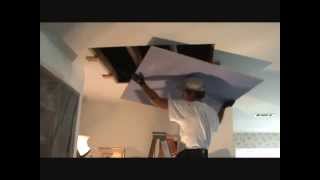 How to repair a water damaged ceilingPart 8 [upl. by Dasa]