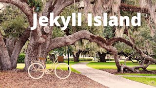 Jekyll Island Bike TrailsPlus Bonus Bike Ride over Sidney Lanier Bridge [upl. by Eittah]