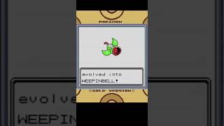 Evolution Of Bellsprout In Pokemon Gold [upl. by Tram373]