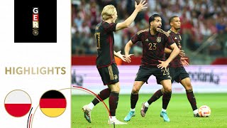 Bitter defeat for Germany  Poland vs Germany 10  Highlights  Friendly [upl. by Eliseo697]