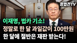 이재명 법카 기소 정말로 한 달 과일값이 100만원 한 달에 절반은 재판 받는다 [upl. by Aerdnac]