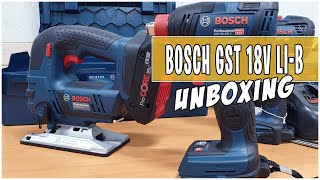 Bosch GST 18VLI B Unboxing [upl. by Cadell729]