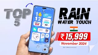 TOP 5 Rain Touch Phones under ₹15000 rupees 🇮🇳 2024 5G 120Hz waterproofphone [upl. by Gnni583]