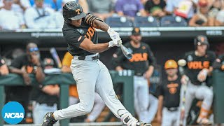 Tennessee vs North Carolina 2024 Mens College World Series  Extended highlights [upl. by Ytineres]