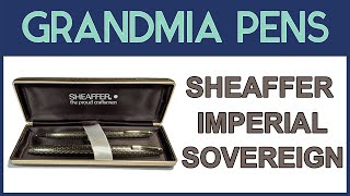 SHEAFFER IMPERIAL SOVEREIGN PEN SET [upl. by Annovahs]