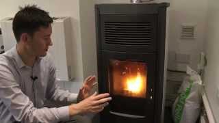 A Typical Manual Biomass Boiler Explained by Eco Installer Ely Cambridgeshire [upl. by Ibby]