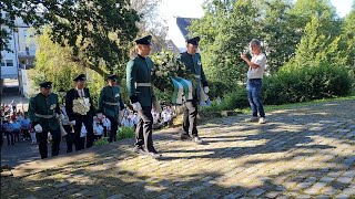 Schützenfest Olpe 2024  Kranzniederlegung am Ehrenmal 22 Juli 2024 [upl. by Orel]