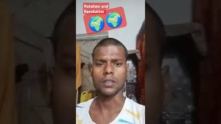 Difference between Rotation And Revolution of the Earth 🌎🌍 haribanshpandit earth sun [upl. by Nrubloc814]