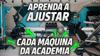 Dicas de como usar corretamente os aparelhos de musculação na academia  Manual dos exercícios [upl. by Moina]