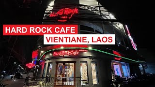 Inside Hard Rock Cafe Vientiane amp Rock Shop Laos 2023  Quick Tour [upl. by Gherardo925]