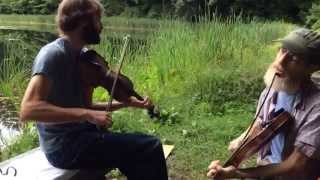 Flatfooting to quotLady of the Lakequot – Jon Bekoff and Nate Paine  Twin Fiddles [upl. by Gnemgnok532]