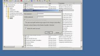 Server 2008 change AD user password [upl. by Retsevlis]