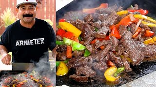 Restaurant Style Fajitas Authentic Mexican Recipe [upl. by Ruenhcs697]