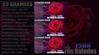 Las Mejores Baladas en Ingles de los 80 Mix ♪ღ♫ Romanticas Viejitas en Ingles 80s [upl. by Bornstein]