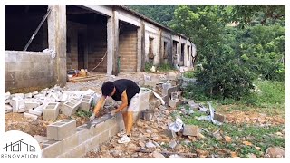 Al comprar una casa de piedra abandonada en la montaña y renovarla sucedió algo sorprendente😱 [upl. by Abbotsun]