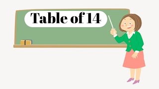 Multiplication table of 14table of 14kidslearning videoAtanu kids class [upl. by Adnema]