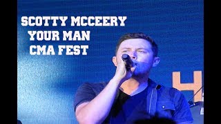 Scotty McCreery Your man CMA Fest [upl. by Ellenrad]