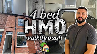 HOW MUCH DID MY BTL COST 4 BED HMO Walkthrough [upl. by Poppo]