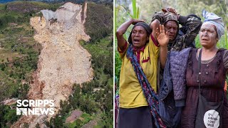 Evacuation orders issued in Papua New Guinea after deadly landslide [upl. by Dituri266]