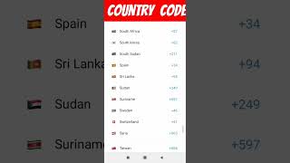 Country code very Difficult cods [upl. by Eiramanitsirhc450]