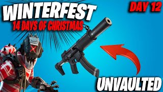 FORTNITE  WINTERFEST EVENT  SILENCED SMG UNVAULTED  TODAY ONLY  NEW CHALLENGES AND LTM COUNTDOWN [upl. by Nahsyar]