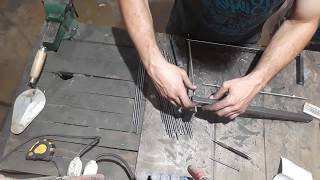 COMO FABRICAR PARRILLA DESMONTABLE  HOW TO MAKE REMOVABLE GRILL SIN SOLDAR [upl. by Enyalb859]