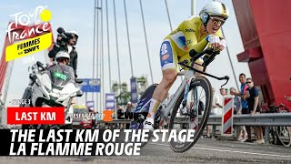 Last Km  Stage 3  Tour de France Femmes avec Zwift 2024 [upl. by Cathrine180]