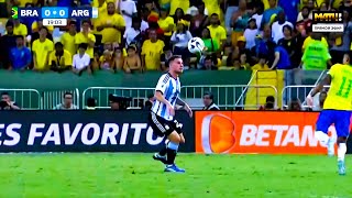 Mac Allister Bossing Midfield Vs Brazil [upl. by Delbert]