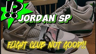 Jordan 4 SP from flight club Flight club not good [upl. by Ewen]