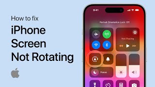 How To Fix iPhone Screen Won’t Rotate  Tutorial [upl. by Sorazal]