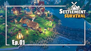 SETTLEMENT SURVIVAL Gameplay Español Ep 1 Mi Ciudad Medieval [upl. by Sabrina502]