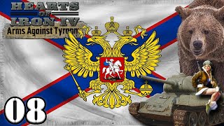 Lets Play Hearts of Iron 4 Return of the Tsar Russia  HOI4 Arms Against Tyranny Gameplay Episode 8 [upl. by Ballard]