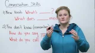 Conversation Skills  Learn new words and keep a conversation going [upl. by Hecht]