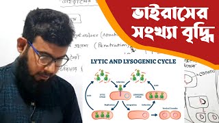 অনুজীব লাইটিক ও লাইসোজেনিক চক্র  Lytic amp Lysogenic Cycle [upl. by Shargel]