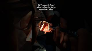 🦷 dentist dentistry preclinical conservative teeth oralhealth cinematic bdsyoutubeshorts [upl. by Enoed]