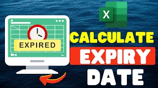 How to Calculate EXPIRY Date in Microsoft Excel [upl. by Milli436]