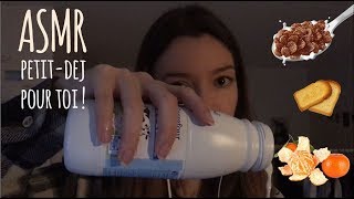 ASMR FR  Je te prépare ton petitdéjeuner [upl. by Ellenid]