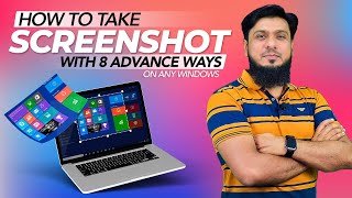 How To Take Screenshot In Laptop Pc Windows 7 to 11  8 Advance Ways [upl. by Pigeon]